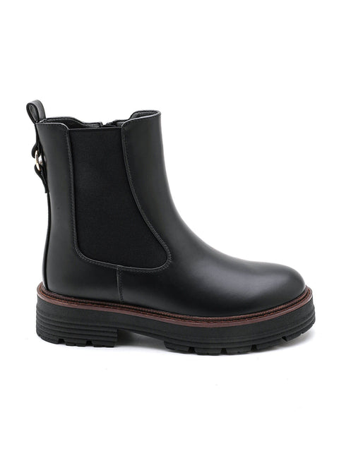 Botines Chelsea Chunky Negro