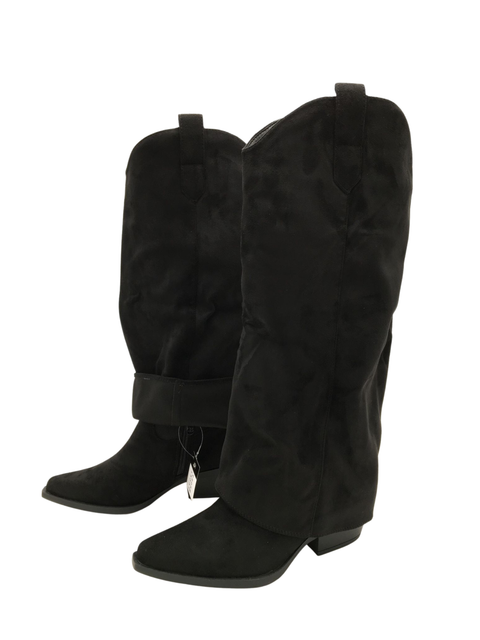 Botas Manouk de Caña Vuelta Negro
