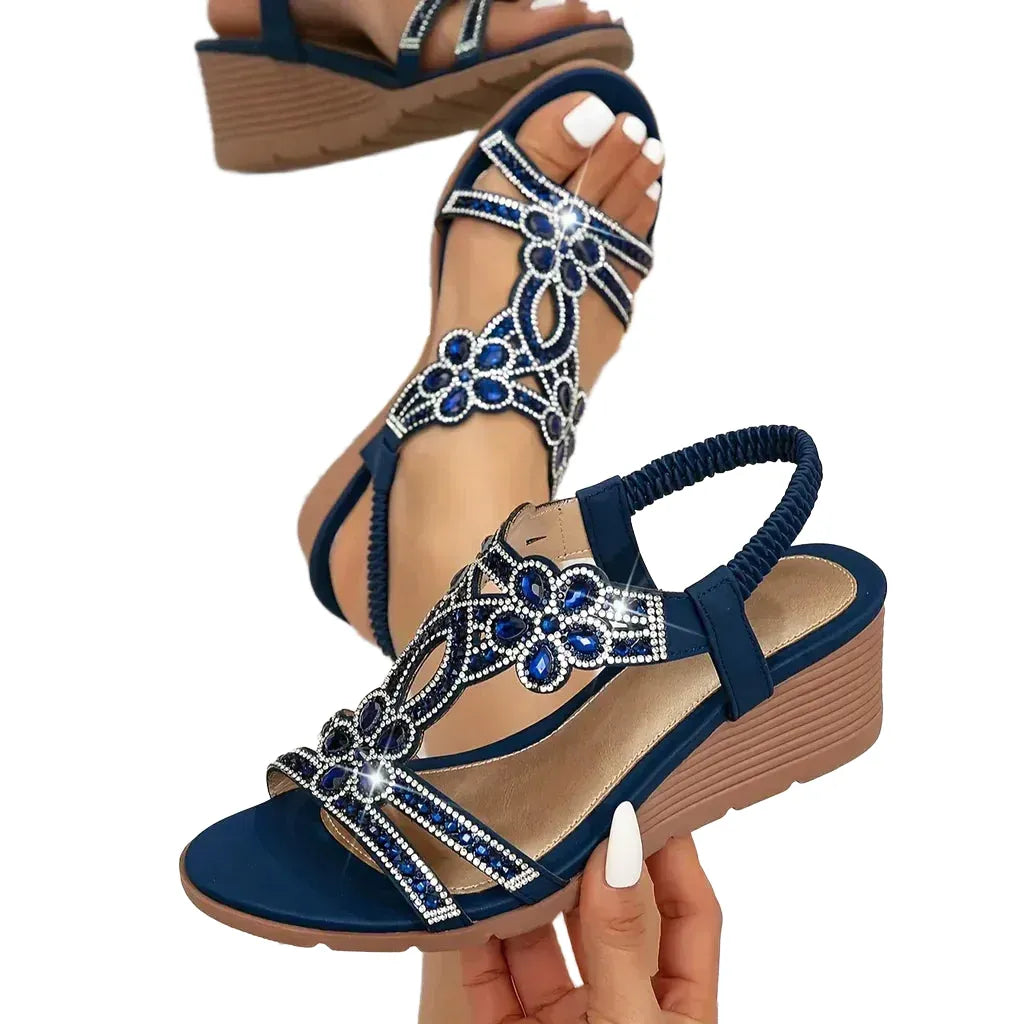 Tamara | Sandalias de cuña de lujo