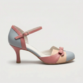 Quinnae | Zapatos de Mujer de Tacón Bajo con Detalle de Lazo
