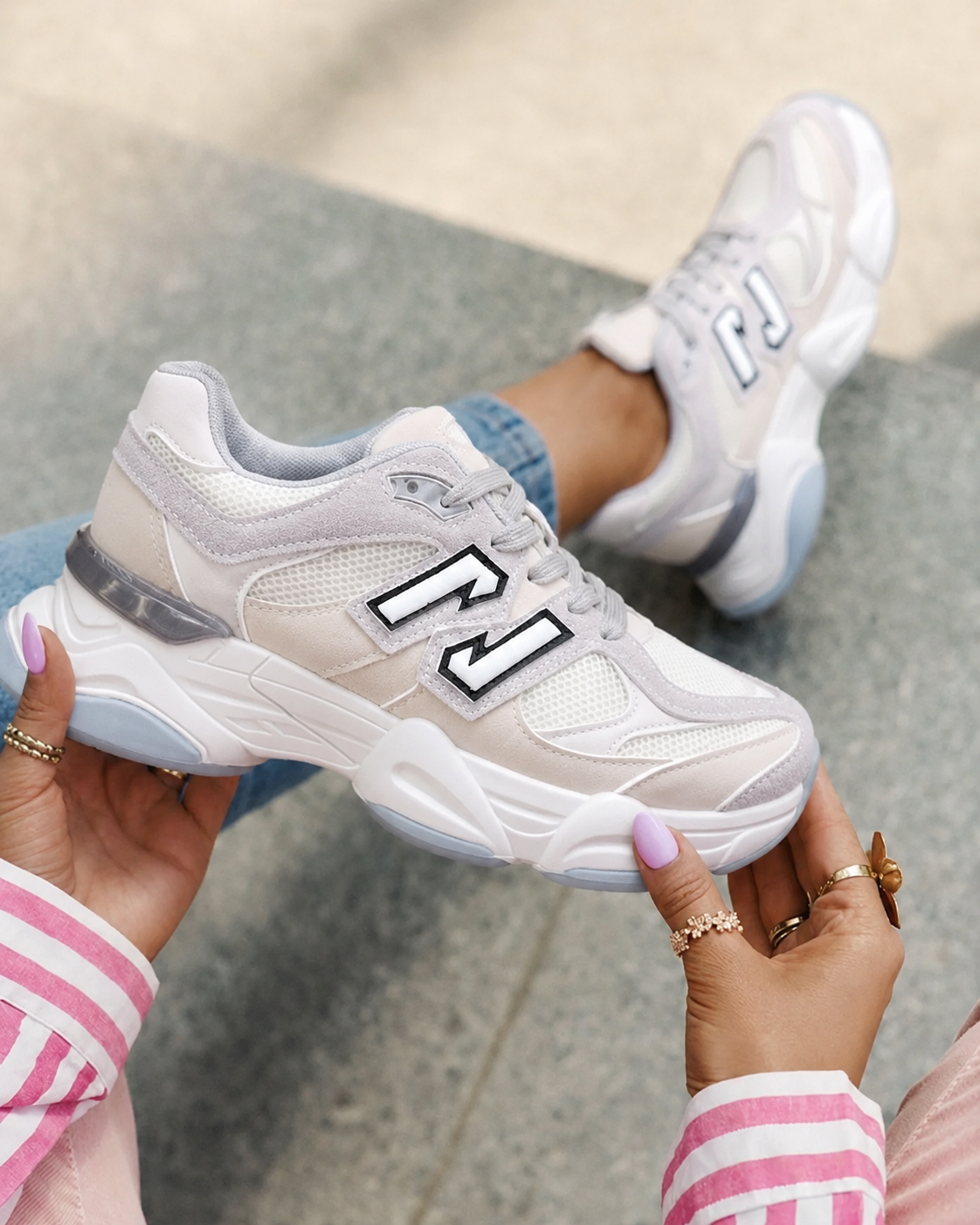 Zapatillas 11 Blanco Roto