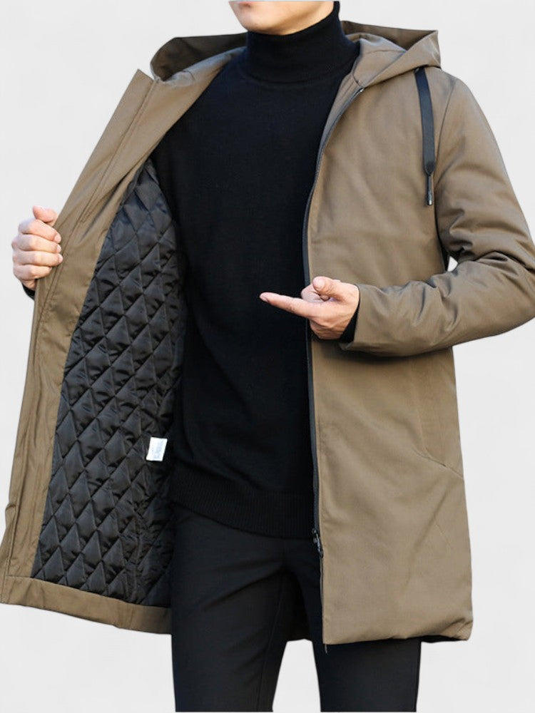 Chaqueta de invierno elegante de diseño moderno