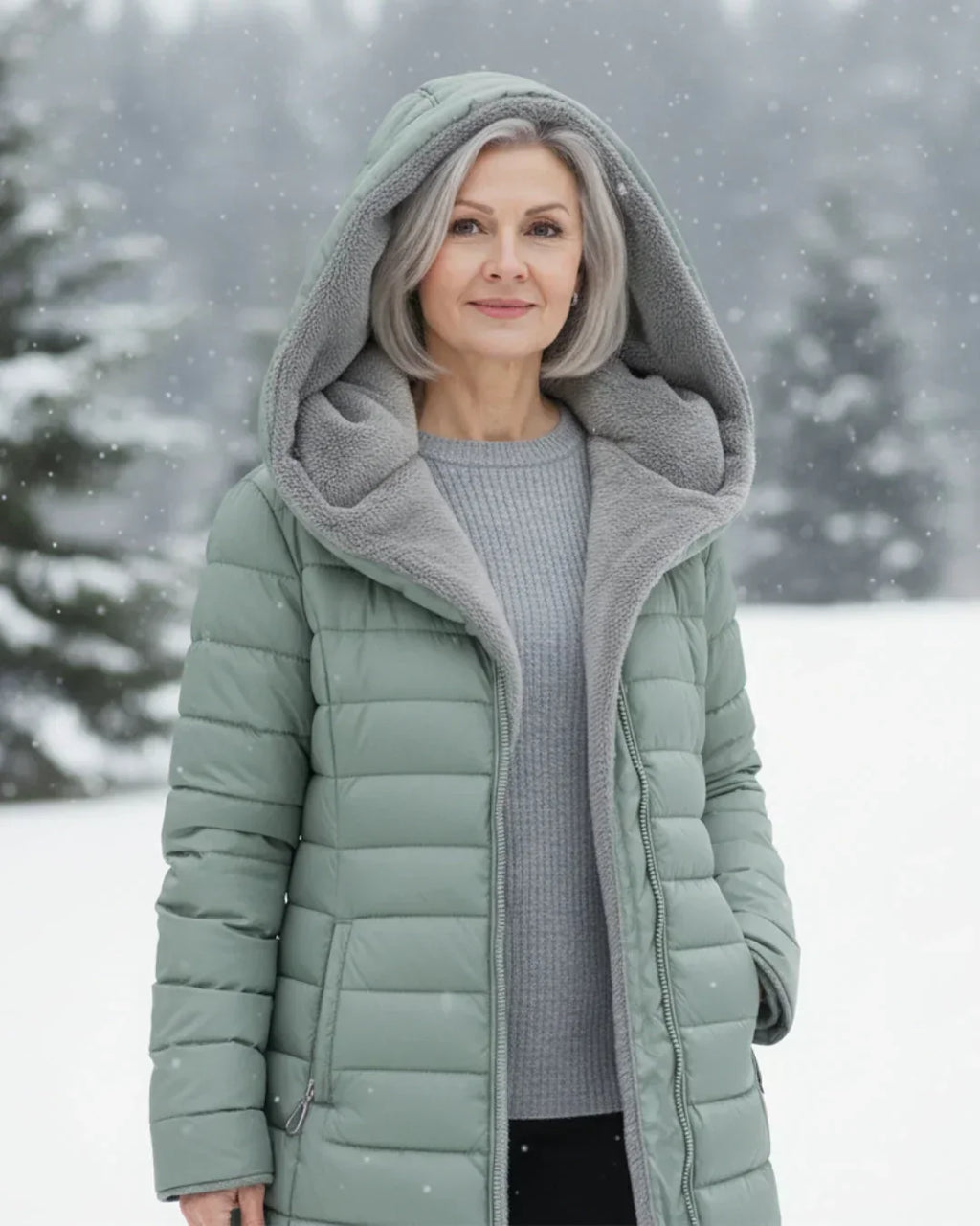 Olivia™  | Abrigo de invierno acolchada