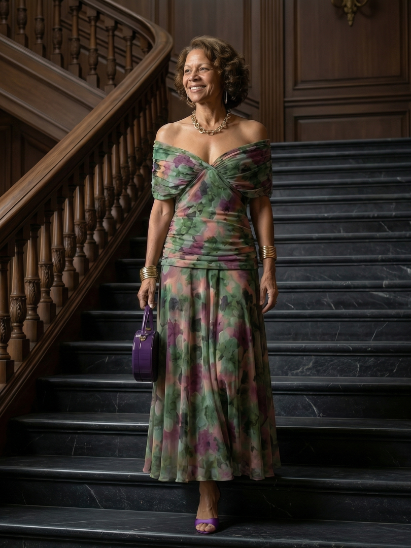 Daniela | Vestido midi de estilo español