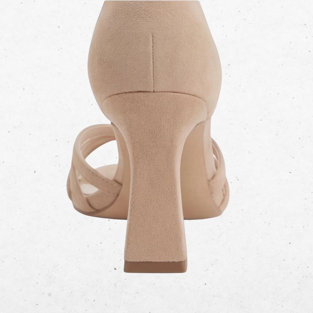Orlissa | Zapatos de Mujer de Tacón Ancho con Punta Abierta