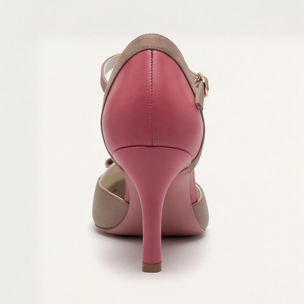 Quinnae | Zapatos de Mujer de Tacón Bajo con Detalle de Lazo
