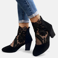 Norene | Tacones Anchos de Mujer de Horma Ancha y Punta Abierta