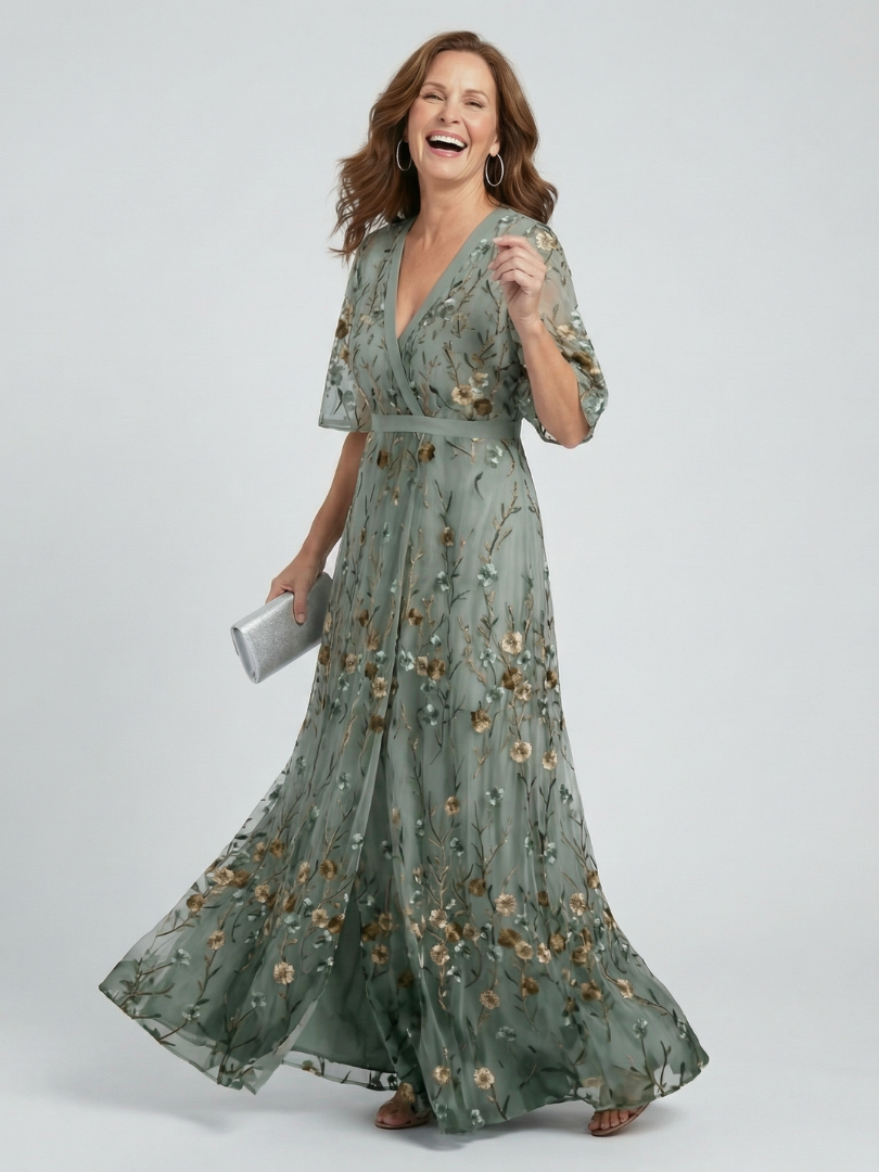 Valeria | Vestido maxi halter floral
