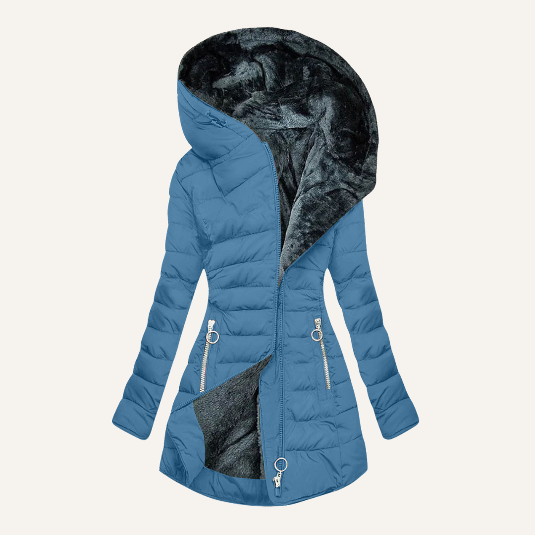 Chaqueta de Plumón con Forro de Pelo Ginnette™