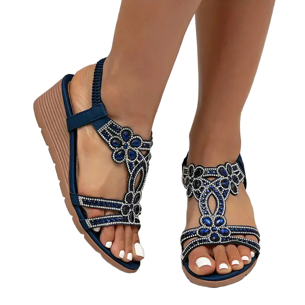 Tamara | Sandalias de cuña de lujo