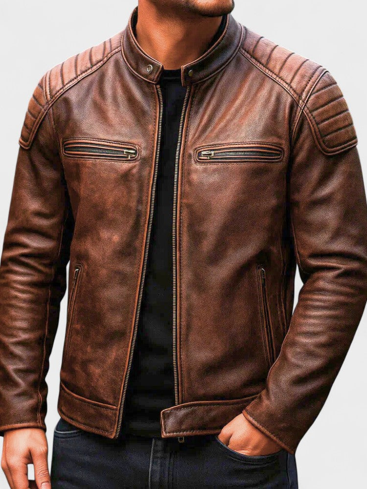 Chaqueta de cuero