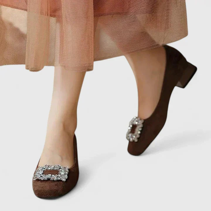 Julianyssa | Zapatos de Mujer de Tacón Ancho Acolchados