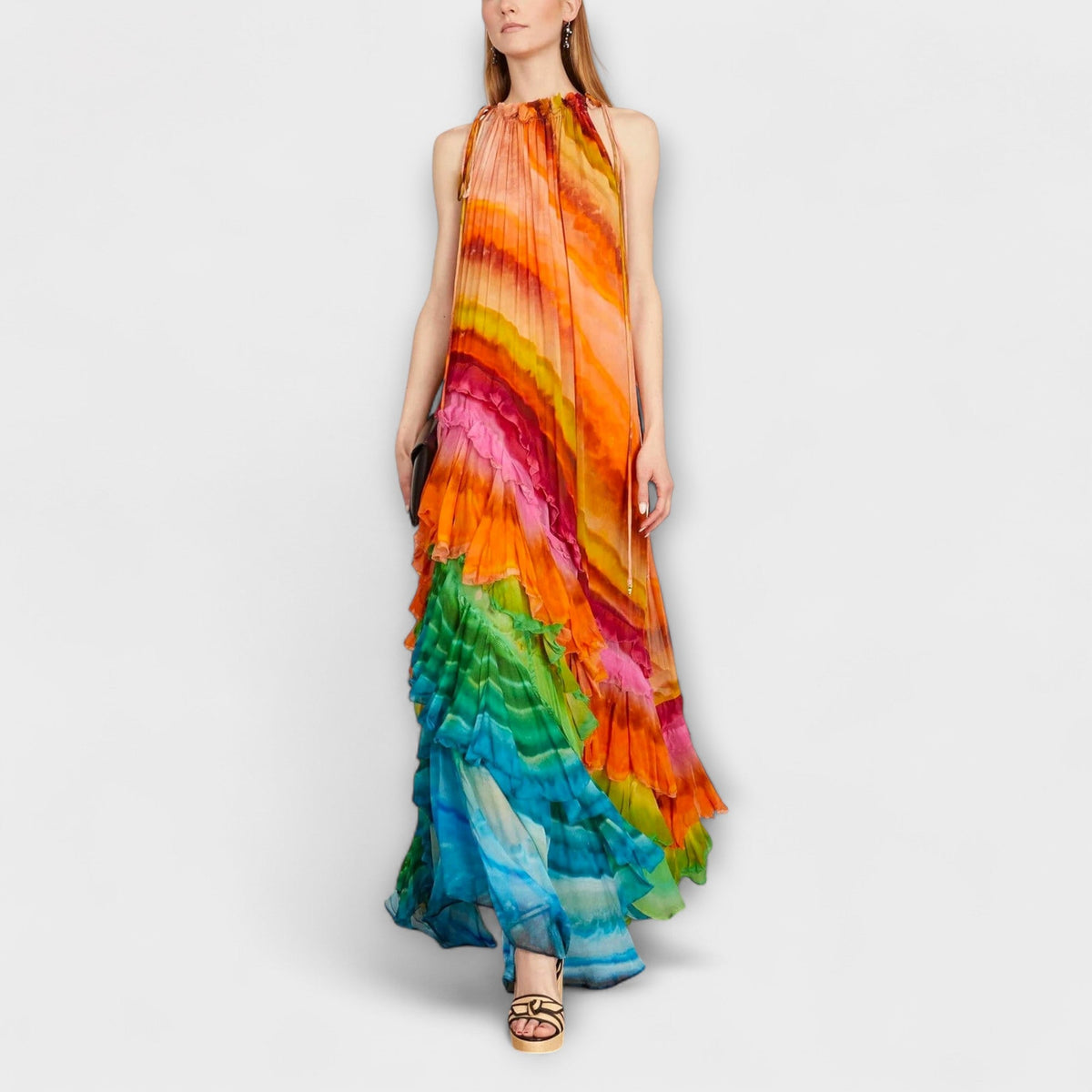 Iris - Vestido con volantes