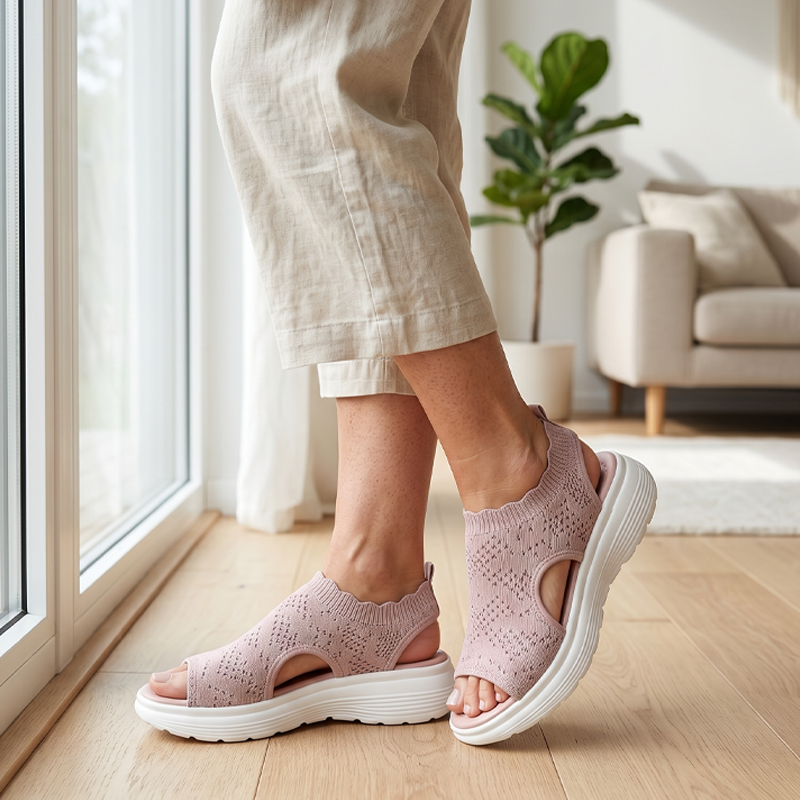 Prisca | Sandalias de Comodidad Acolchadas