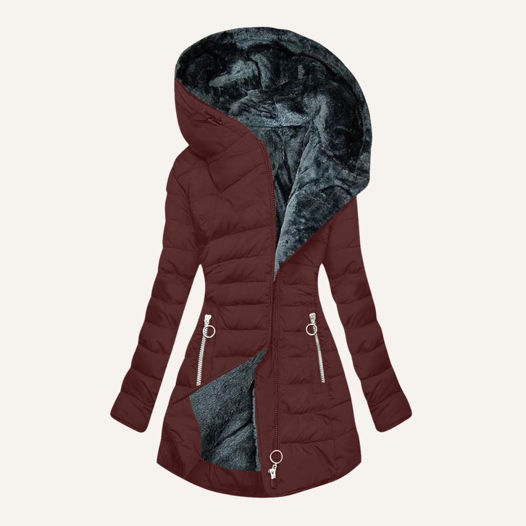 Chaqueta de Plumón con Forro de Pelo Ginnette™