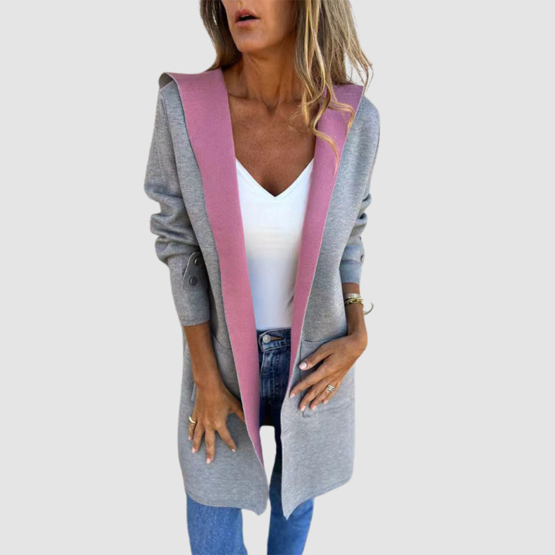 Chaqueta con Capucha Colorblock Mariela™