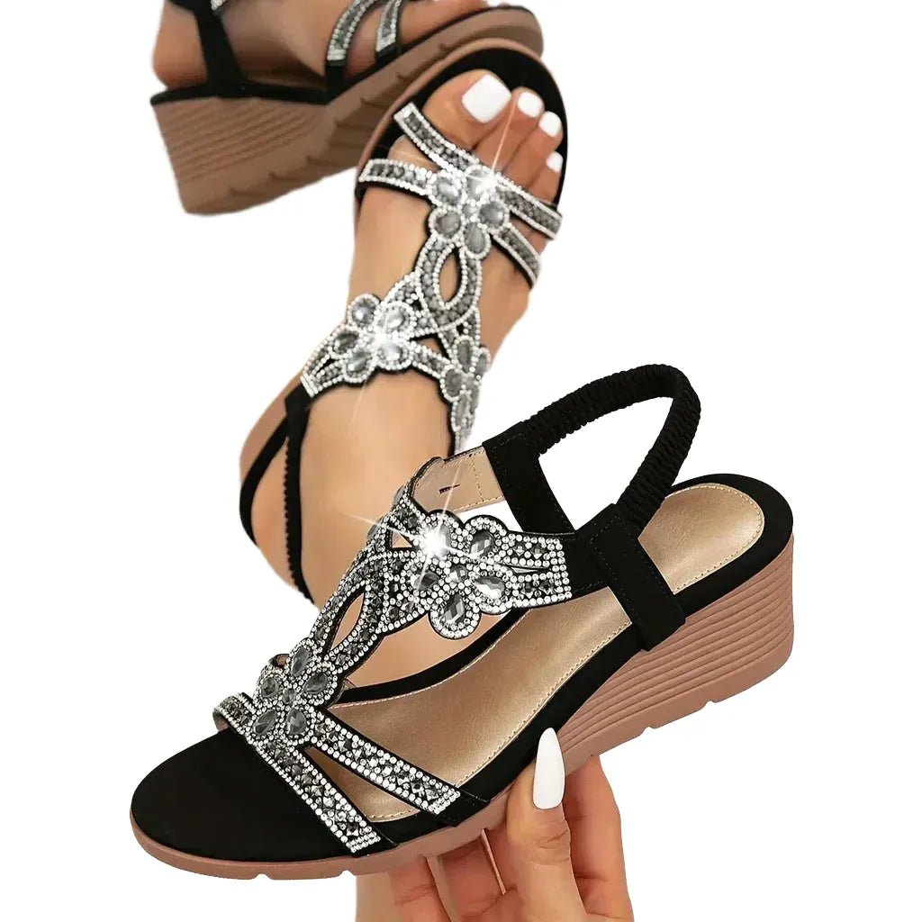 Tamara | Sandalias de cuña de lujo