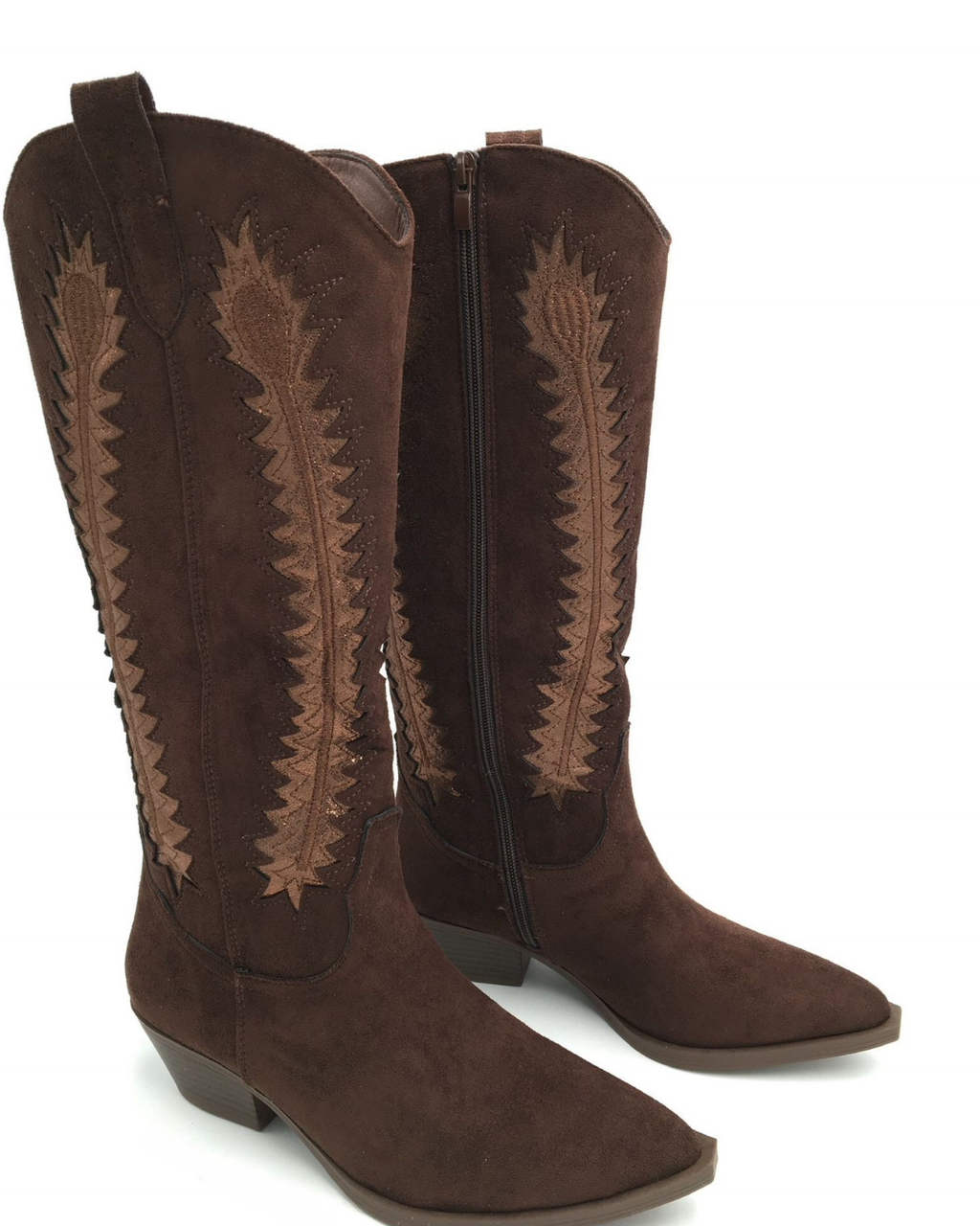 Botas con Motivo Cowboy - Marrón