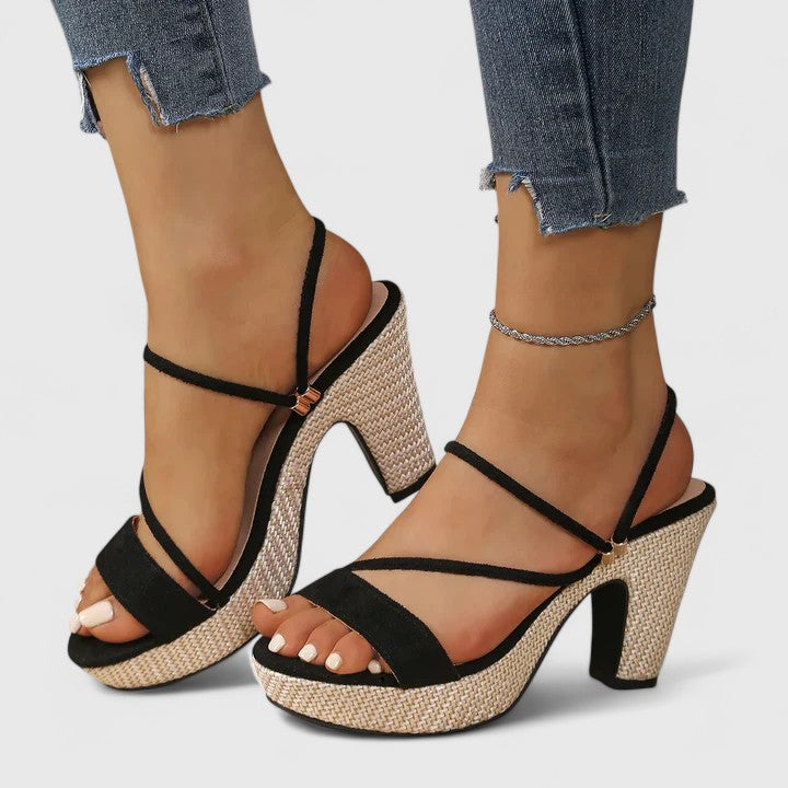Lorienna | Zapatos de Mujer de Tacón de Aguja con Tiras