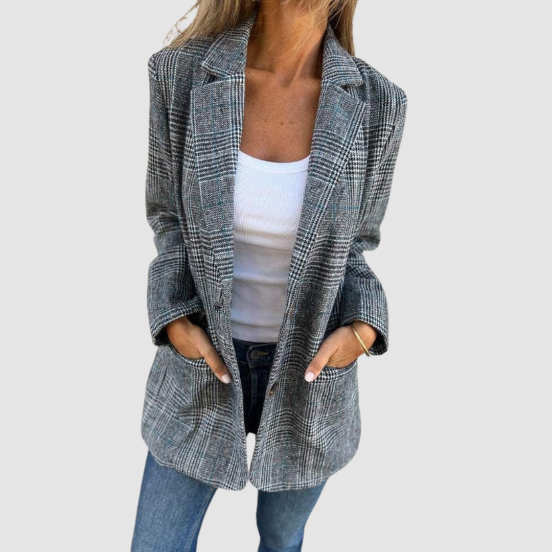 Blazer de Invierno Elegante a Cuadros Isabel™
