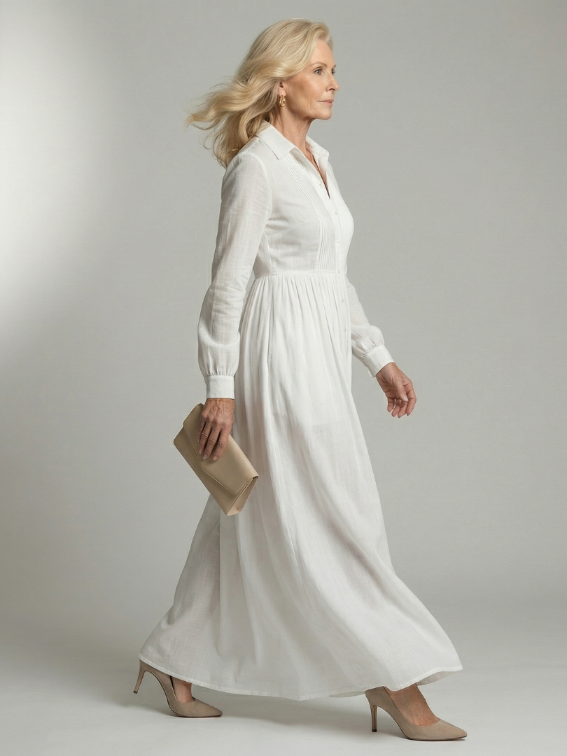 Fernanda | Vestido maxi vaporoso