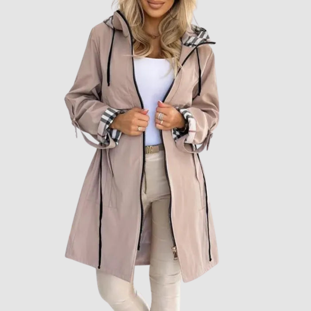 Abrigo con Cremallera Impermeable y Cortavientos Ollie™