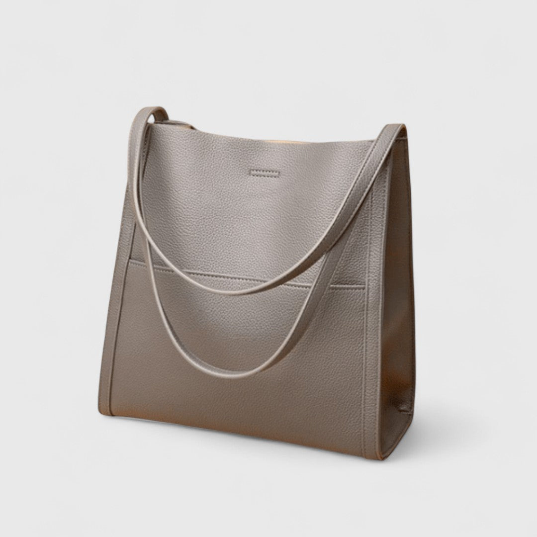 Plousia - Bolso de Hombro de Piel con Diseño Elegante