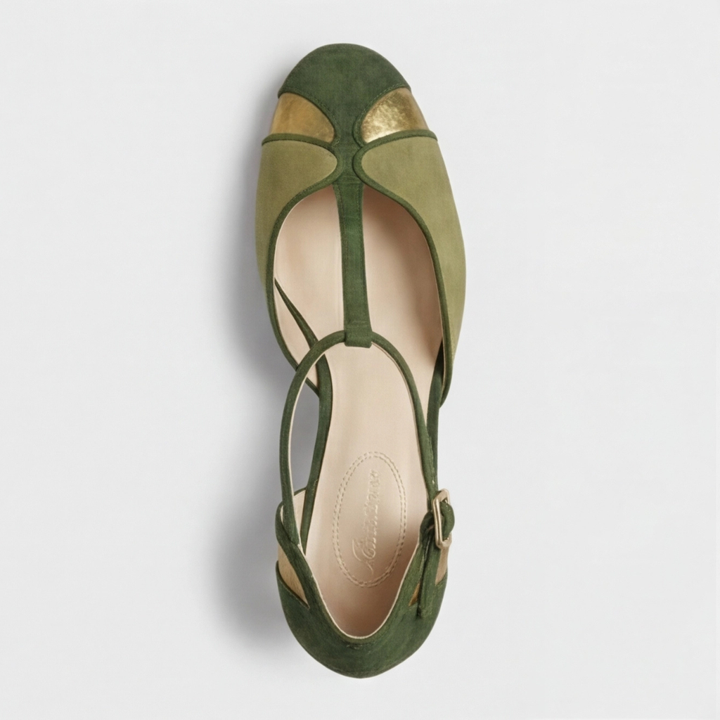 Coralise | Zapatos Destalonados de Mujer de Tacón Bajo Bicolor