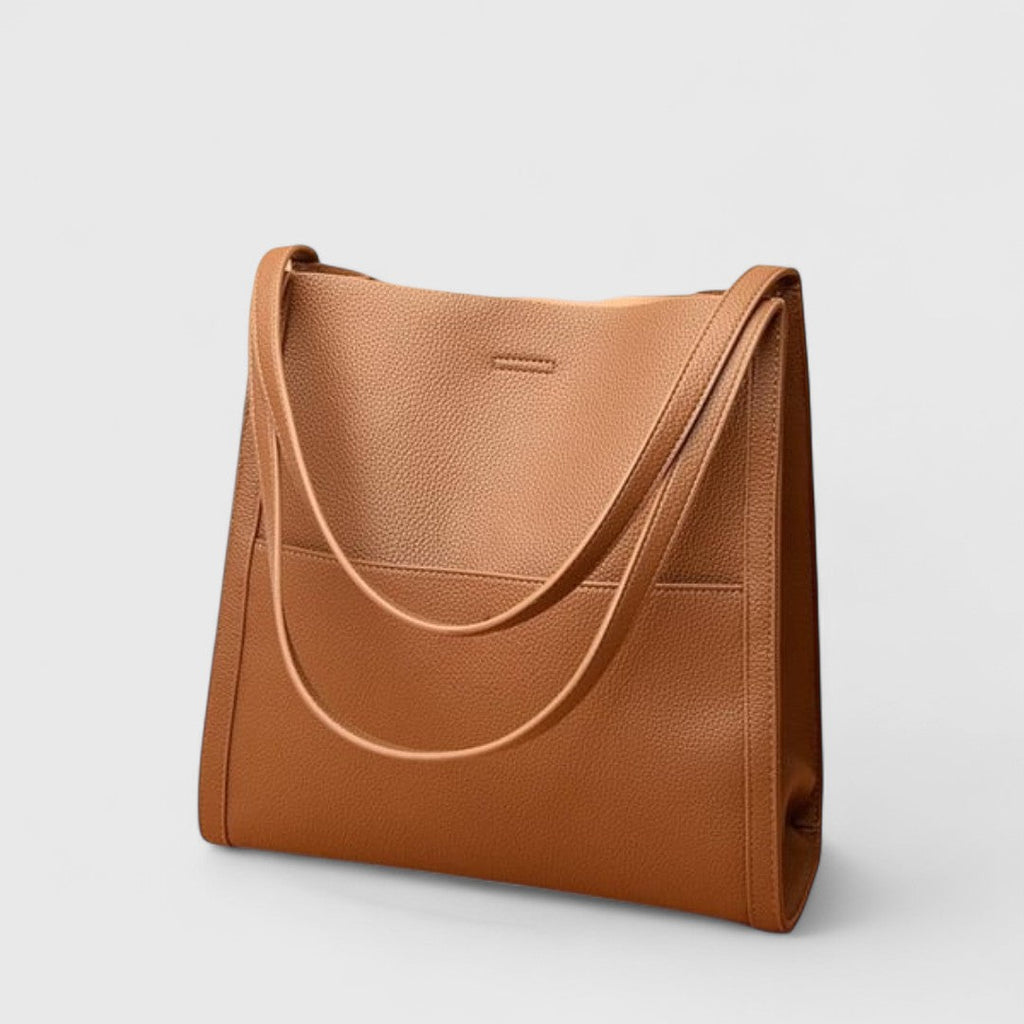 Plousia - Bolso de Hombro de Piel con Diseño Elegante