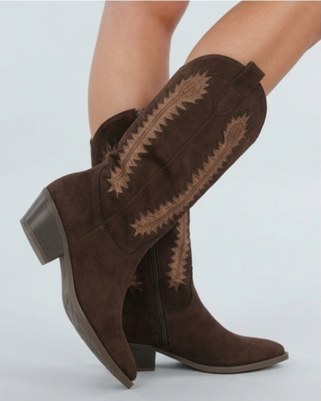 Botas con Motivo Cowboy - Marrón