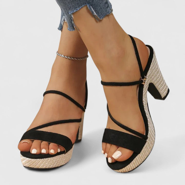 Lorienna | Zapatos de Mujer de Tacón de Aguja con Tiras