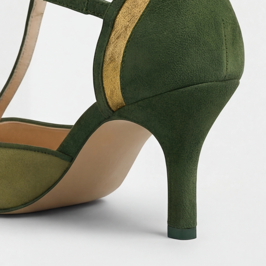 Coralise | Zapatos Destalonados de Mujer de Tacón Bajo Bicolor