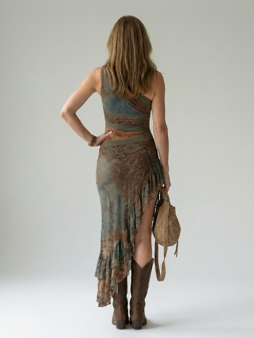 Esperanza | Vestido Midi Drapeado