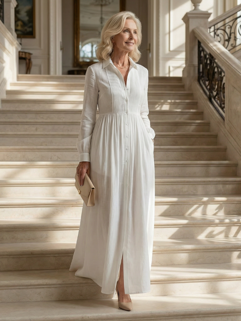 Fernanda | Vestido maxi vaporoso