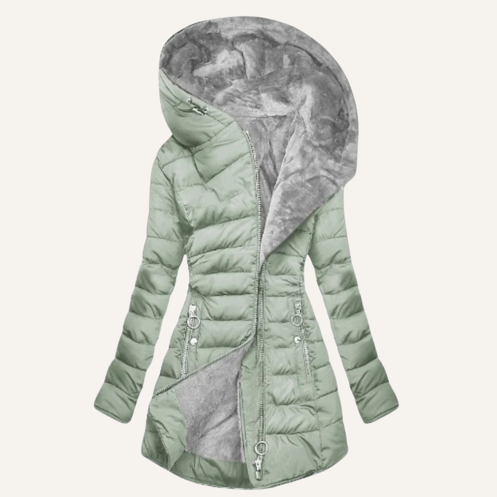 Chaqueta de Plumón con Forro de Pelo Ginnette™