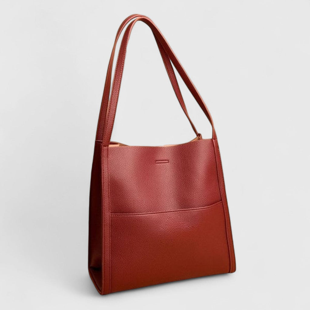 Plousia - Bolso de Hombro de Piel con Diseño Elegante