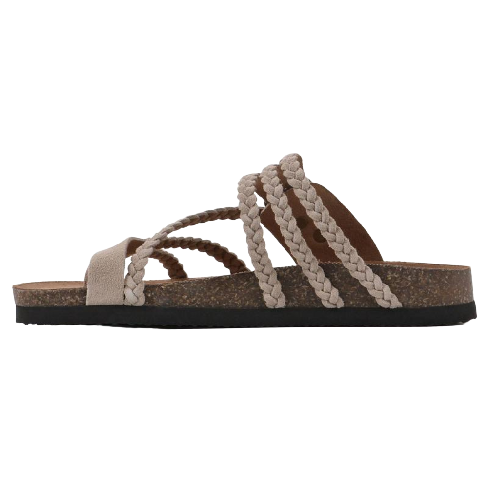 Hayleigh | Sandalias de corcho trenzado