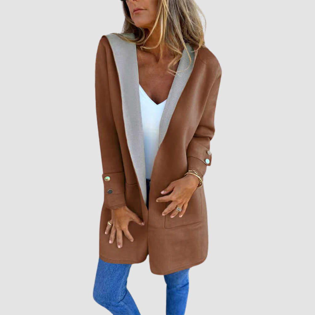 Chaqueta con Capucha Colorblock Mariela™