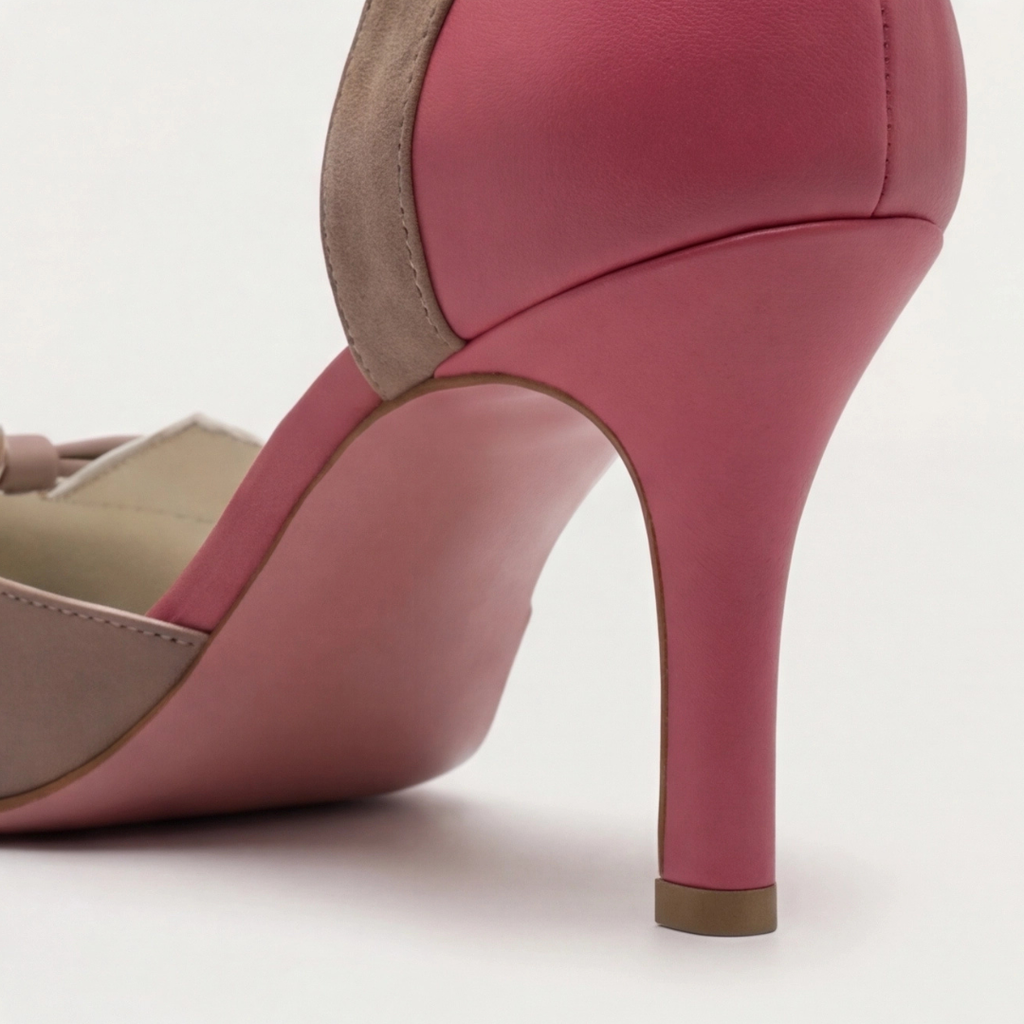 Quinnae | Zapatos de Mujer de Tacón Bajo con Detalle de Lazo