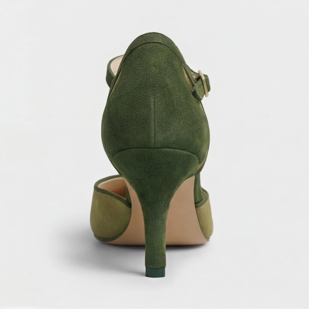 Coralise | Zapatos Destalonados de Mujer de Tacón Bajo Bicolor