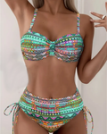 Jada™ | Conjunto de bikini con estampado étnico sexy