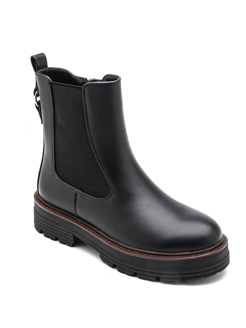 Botines Chelsea Chunky Negro