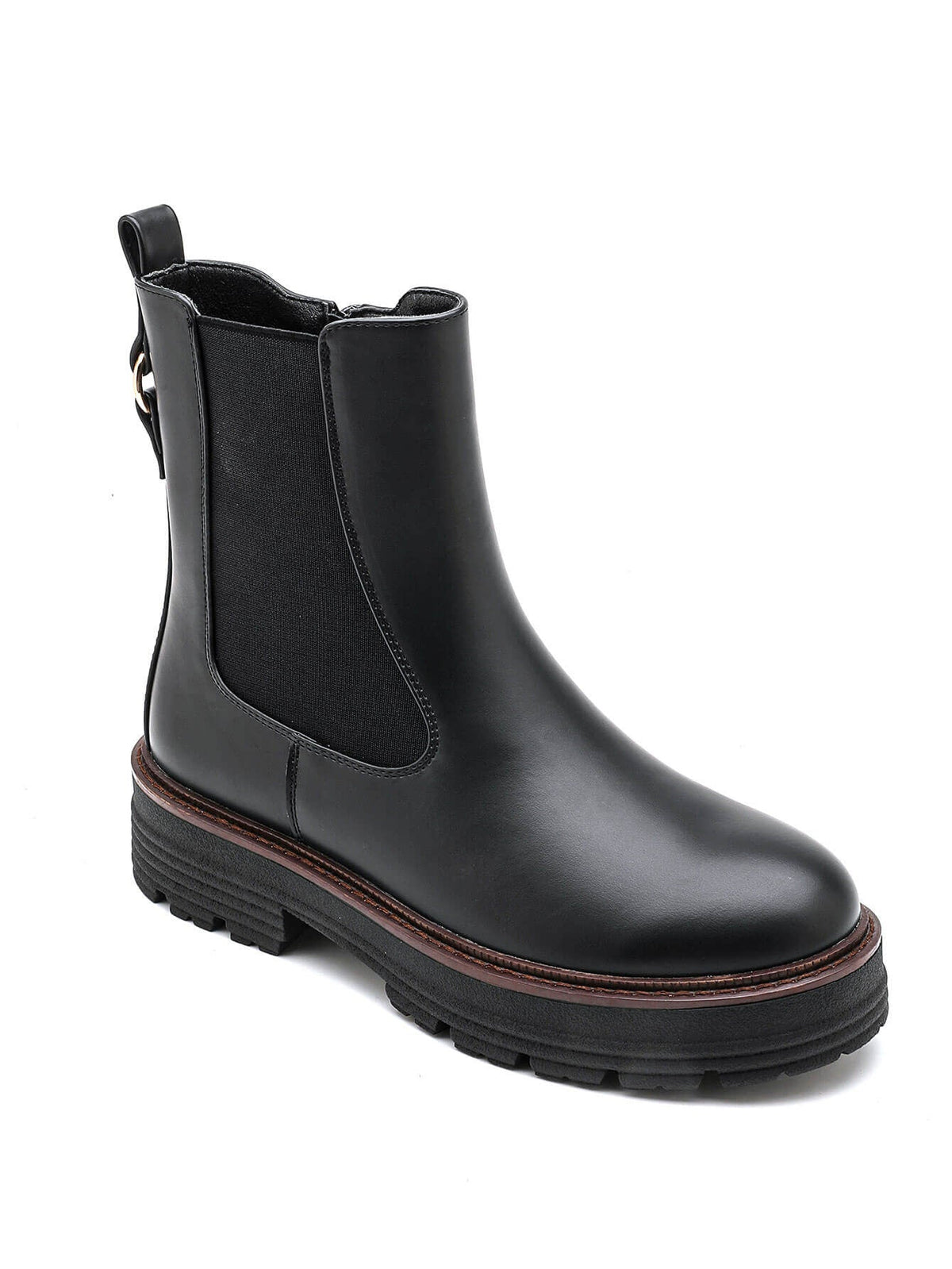 Botines Chelsea Chunky Negro