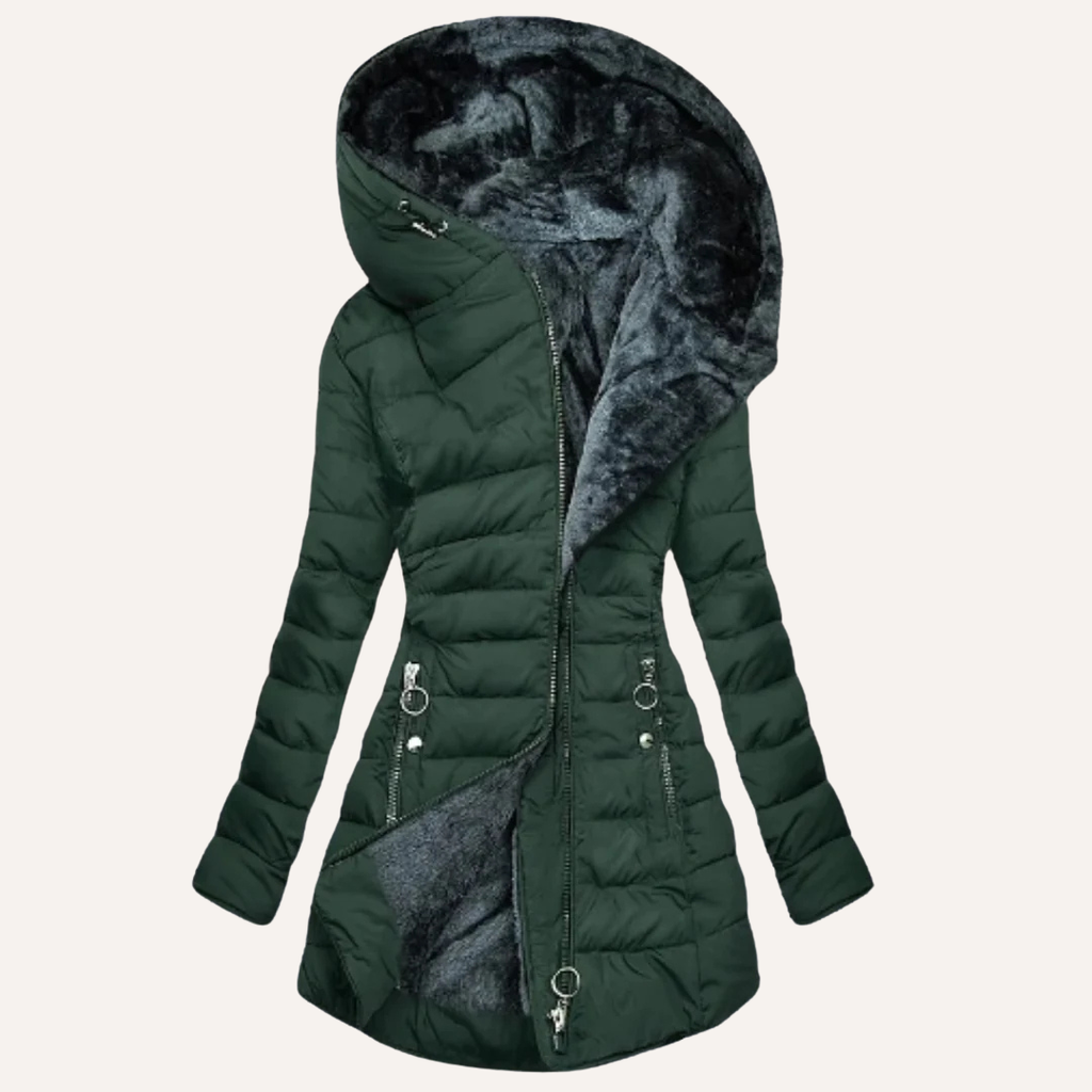 Chaqueta de Plumón con Forro de Pelo Ginnette™