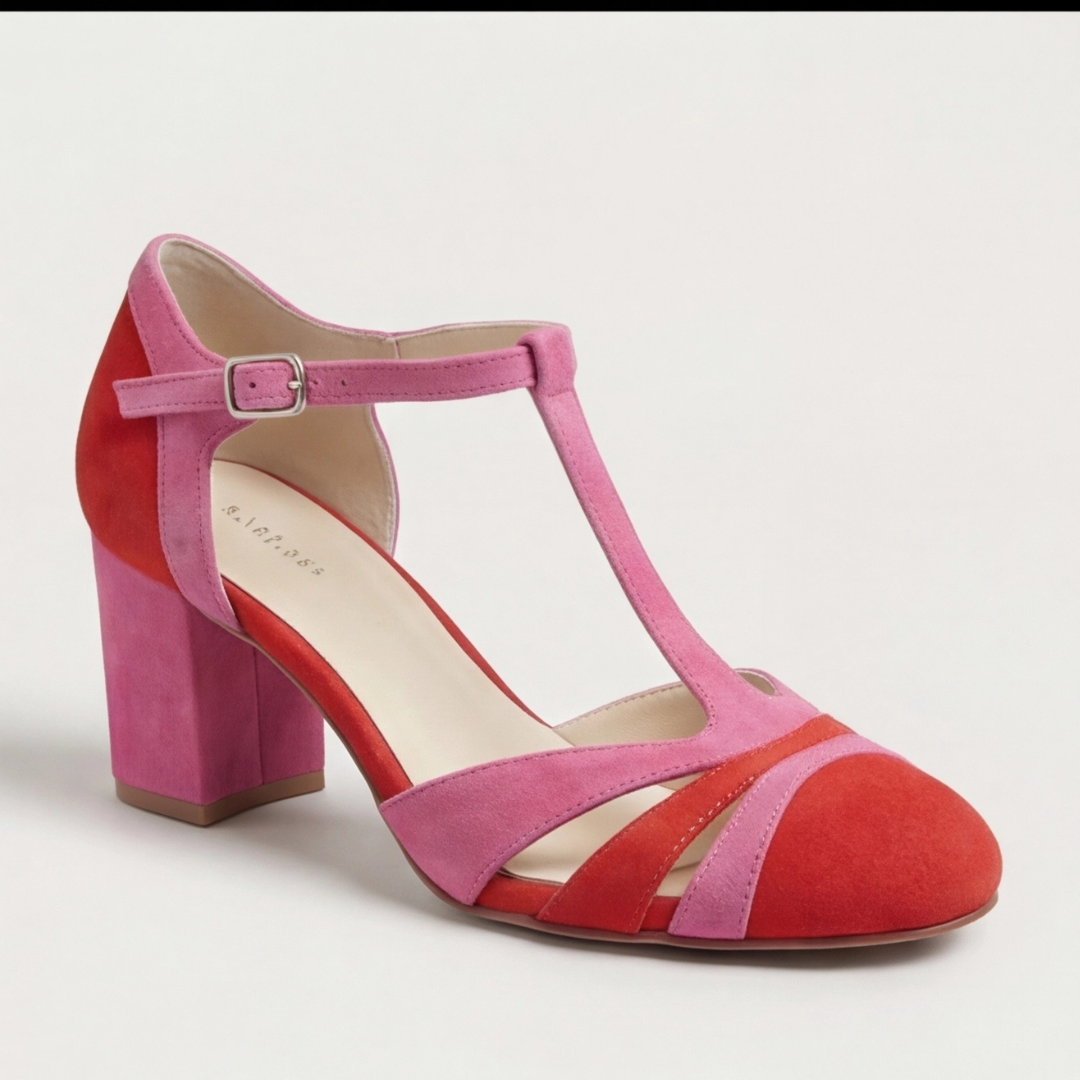Lazariah | Sandalias de Mujer de Tacón Ancho con Tira al Tobillo