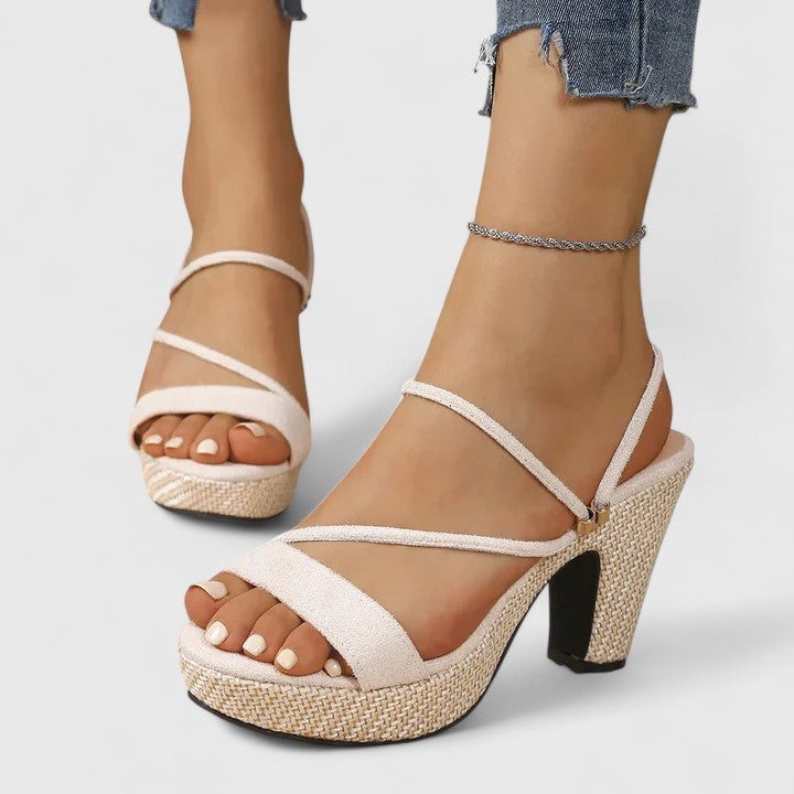 Lorienna | Zapatos de Mujer de Tacón de Aguja con Tiras