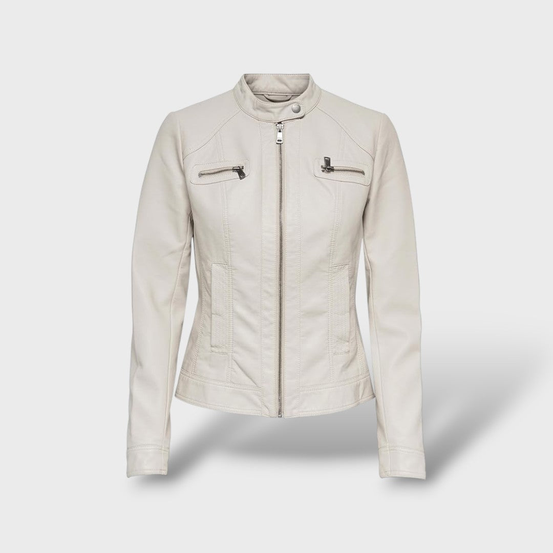 Chaqueta de polipiel para mujer