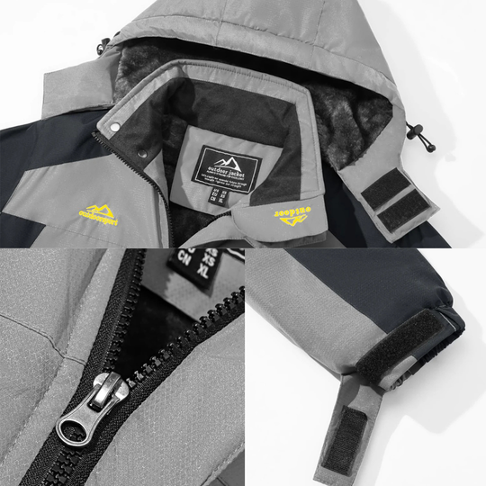 Chaqueta de invierno impermeable y cortavientos