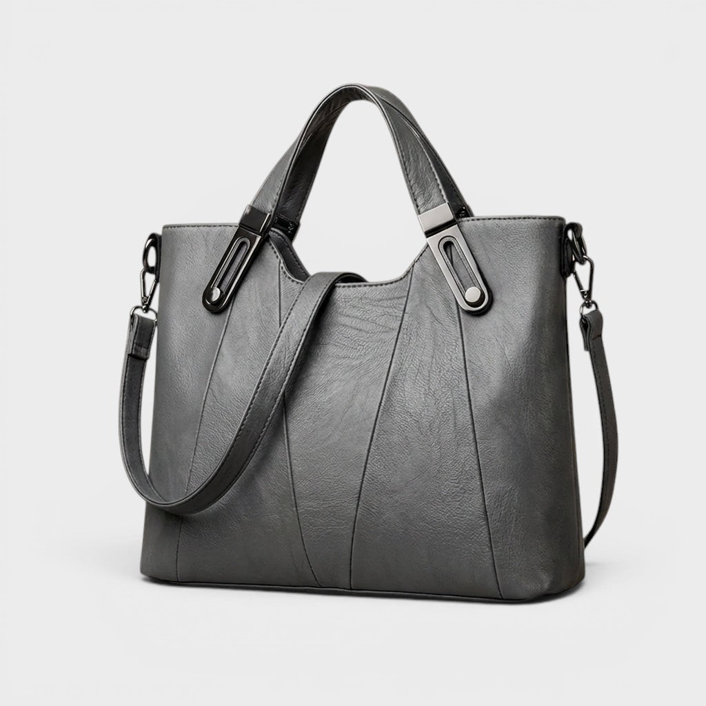 Milena - Elegante Bolso de Mano de Piel