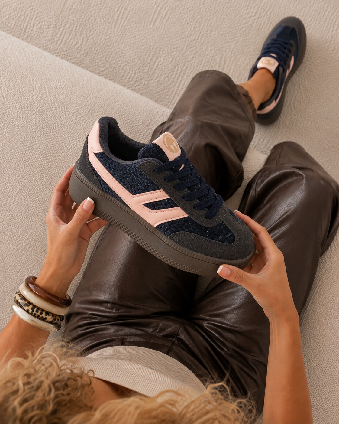 Zapatillas Keep Smiling - Azul